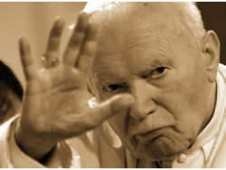 Papa Giovanni Paolo II - muore il 2 aprile 2005 (foto Ansa)